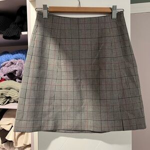 Aritzia babaton hopper plaid skirt